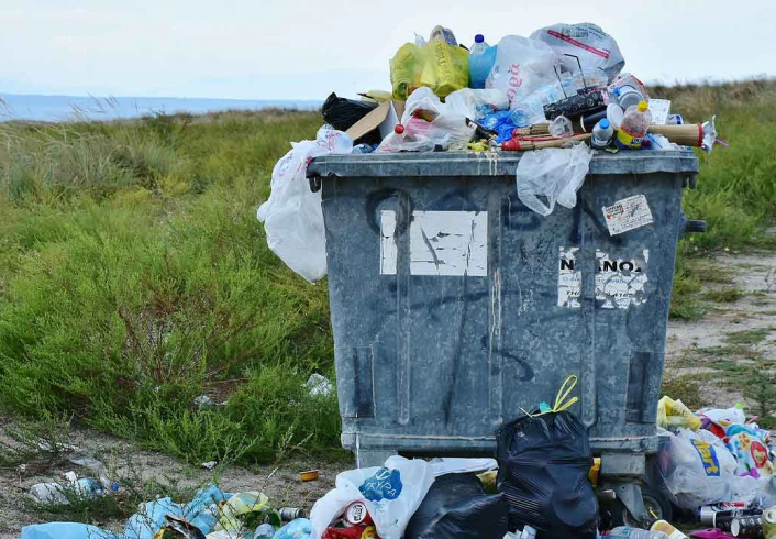 trash outs removals dumpster full of trash newport de